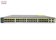 Original Used Cisco Switches WS-C3750V2-48PS-S 3750V2 48 10/100 PoE+ 4 SFP Managed Network Type