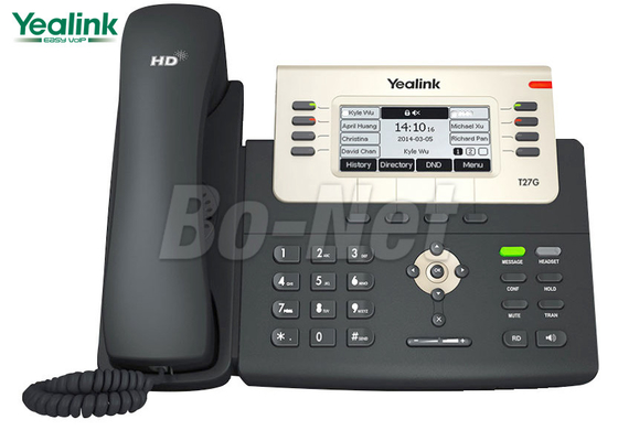 SIP-T27G 6 SIP Account HD Cisco Office Phone Systems Yealink T2 Series PoE Support